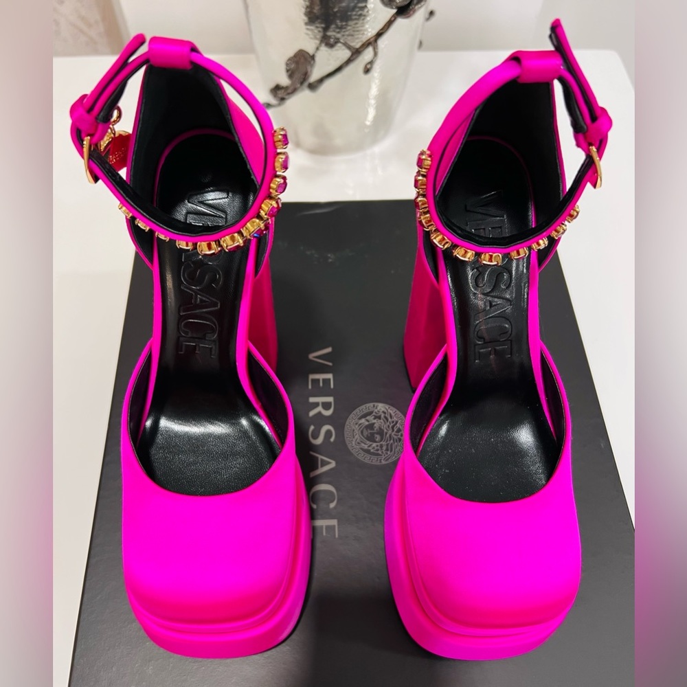 VERSACE Medusa Aevitas Platform Pumps EU:36 - Picture 2 of 12